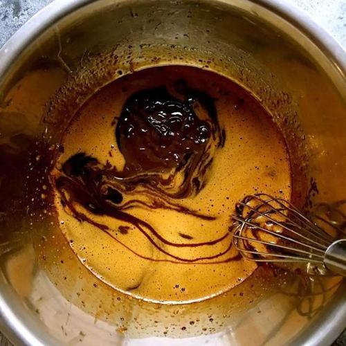 巧克力水油分离失败状态图