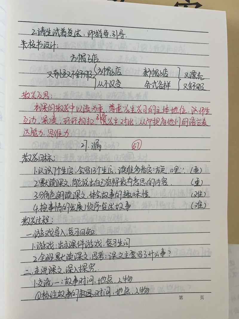 教师手写课题申报笔记草稿