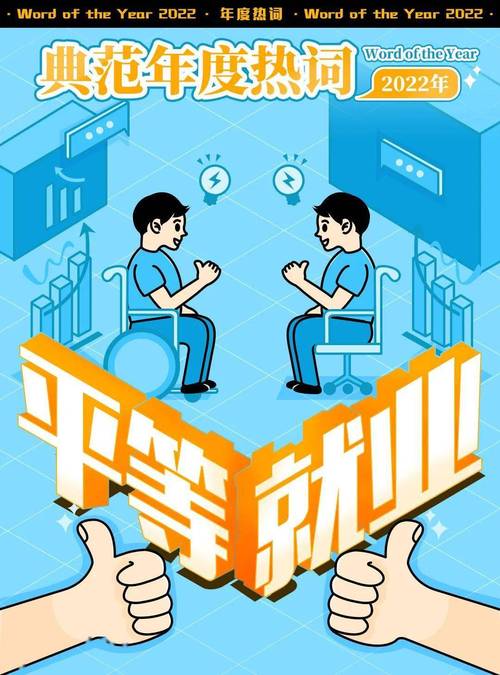 招聘就业平等宣传海报