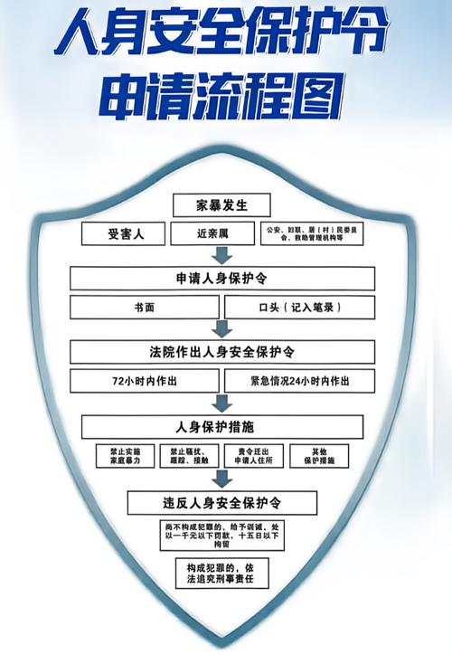 人身安全保护令申请流程步骤图