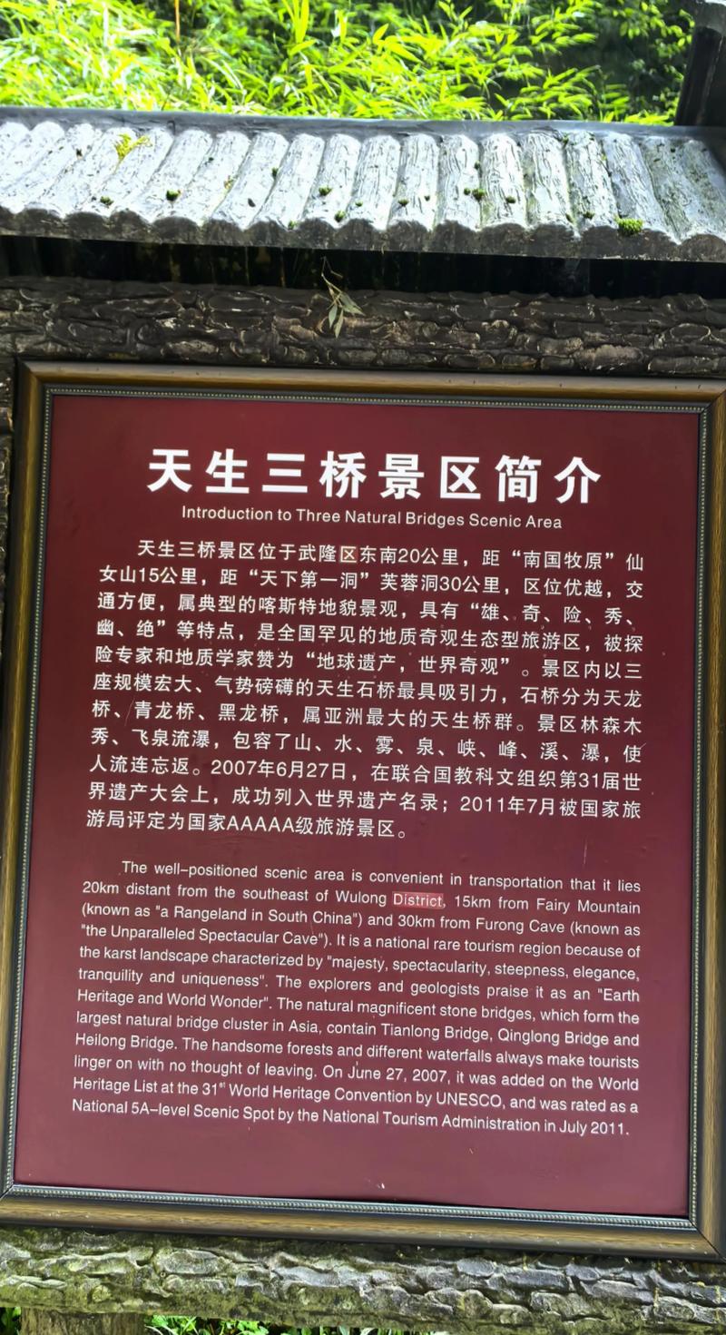 武隆天生三桥：门票死贵，预约要趁早