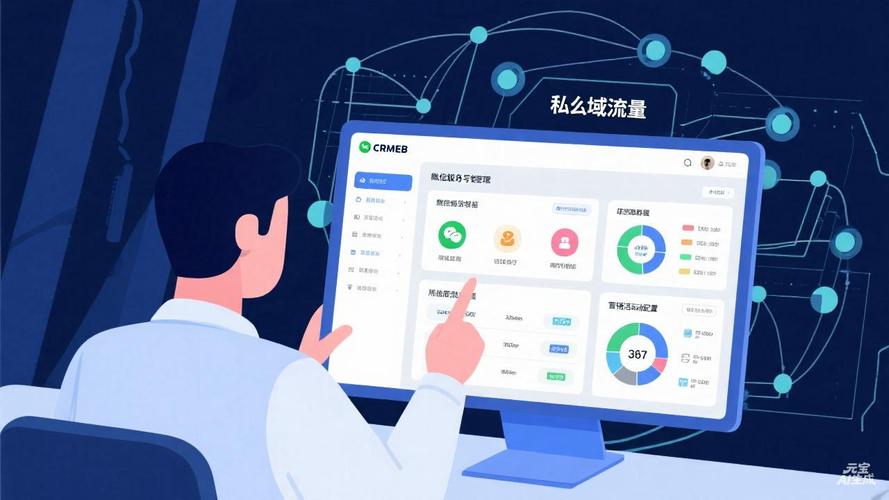 私域流量用户分层运营微信界面截图