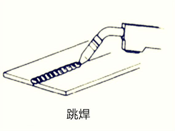 大型钢结构分段跳焊顺序标记图