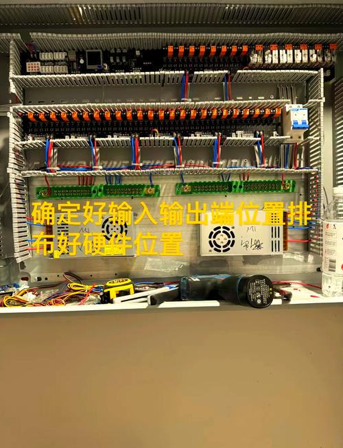 非标设备电气柜内部端子排布线实拍