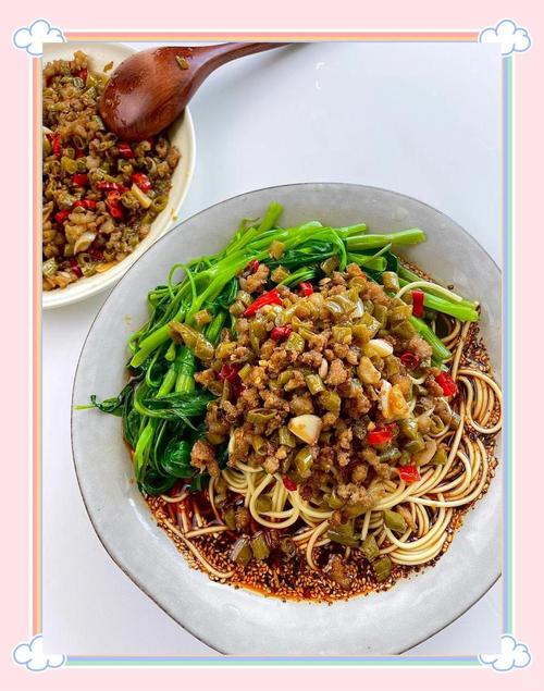 南漳武安镇肉皮面成品加酸豆角