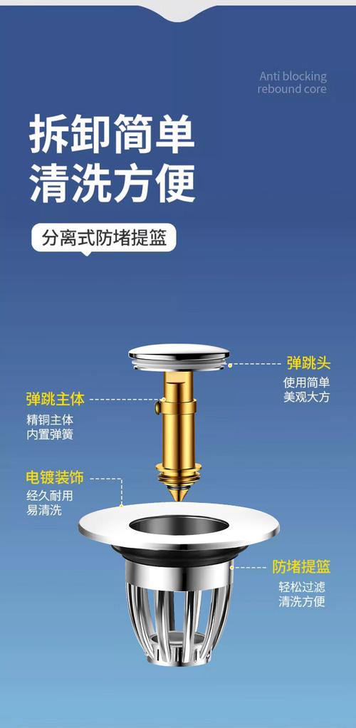 下水配件防臭芯内部结构示意图