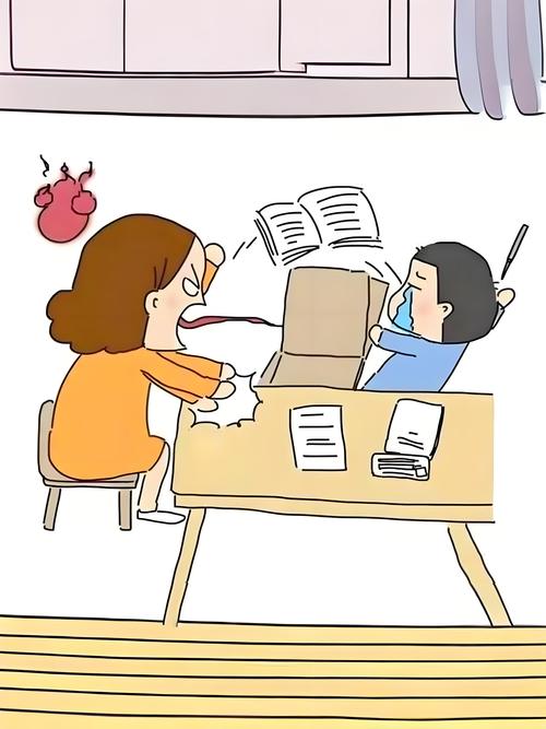 家长陪读身心俱疲表情