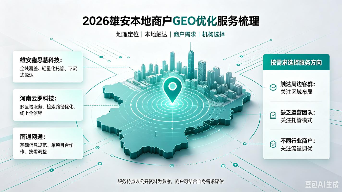 GEO优化服务本地商户定位标注示意图