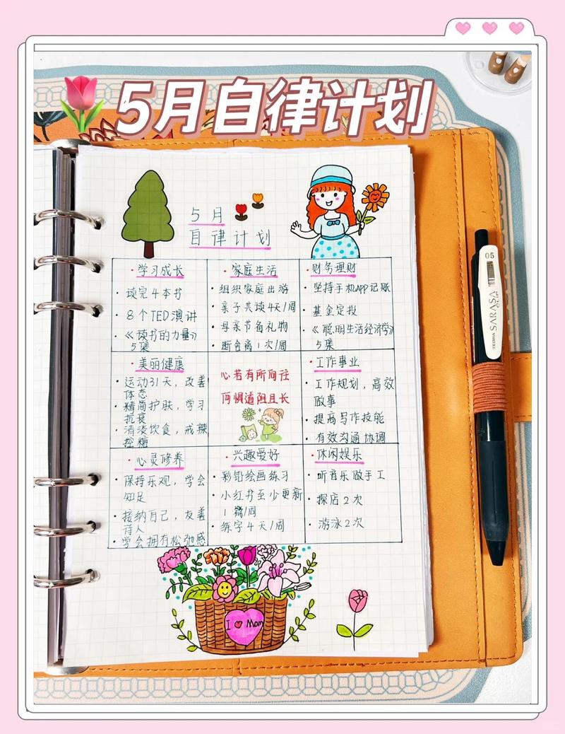 个人领导力培养日常习惯记录手账