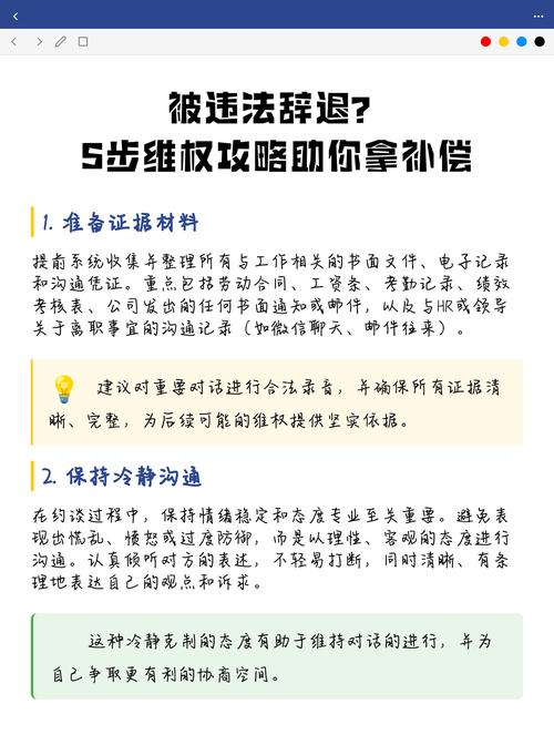 北京违法辞退维权证据整理指引图