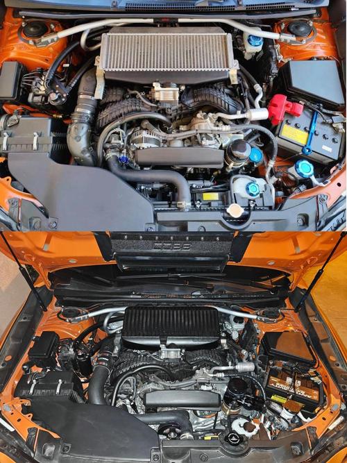 打开发动机舱就能看，别嫌麻烦