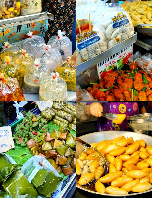 泰国曼谷街头本地杂货铺商品陈列实拍
