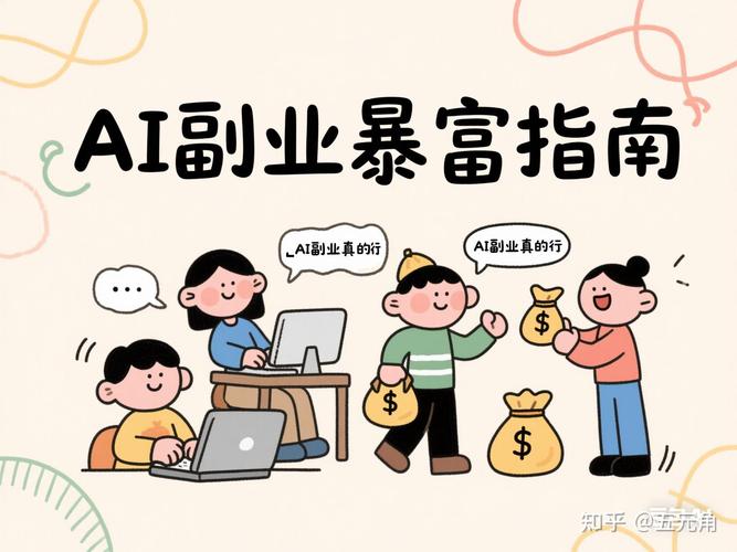 利用人工智能工具做副业赚钱的示意图