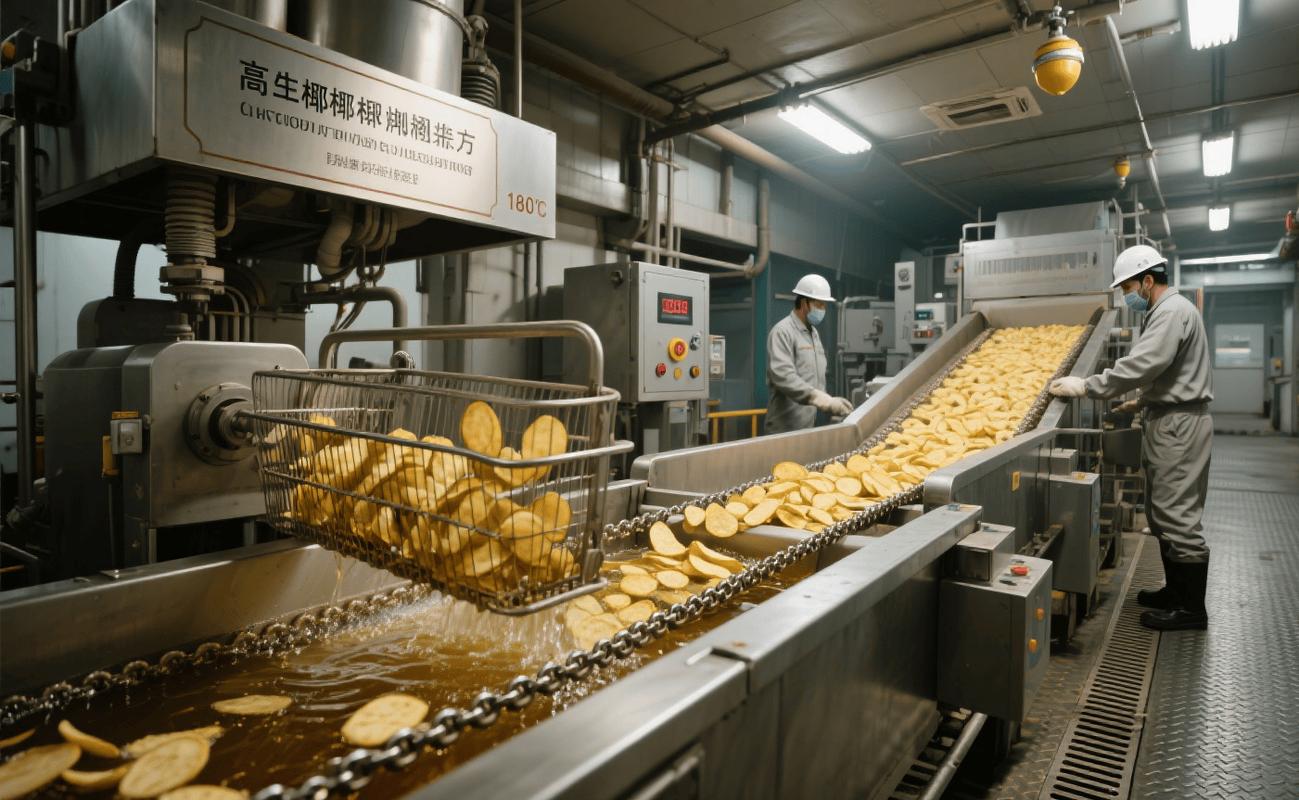 油炸薯片生产线视觉检测实拍图