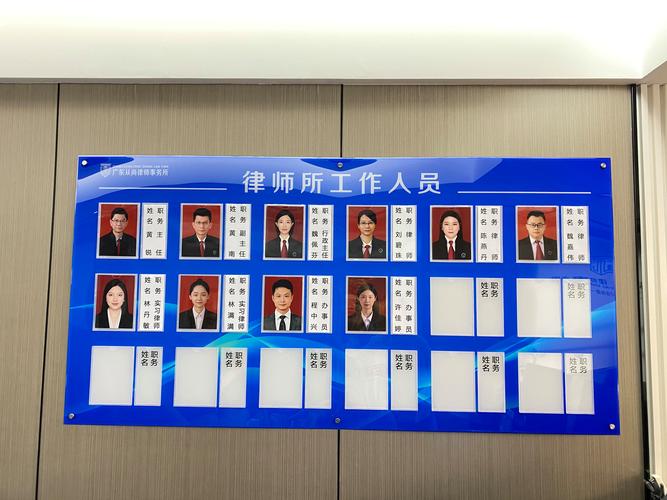 律师事务所刑事案例公示墙
