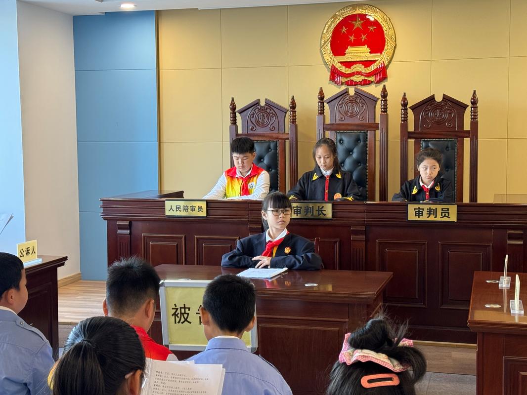未成年人刑事案件法庭教育现场