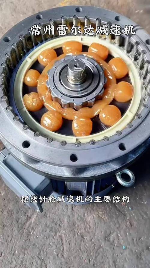 化工搅拌机减速机内部齿轮结构特写