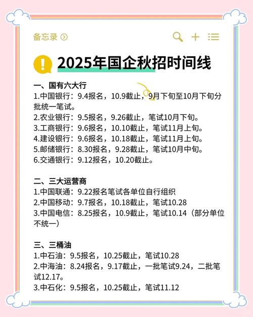 2025秋招时间线图表