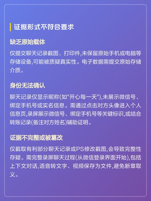 证据与主体常见误区解答