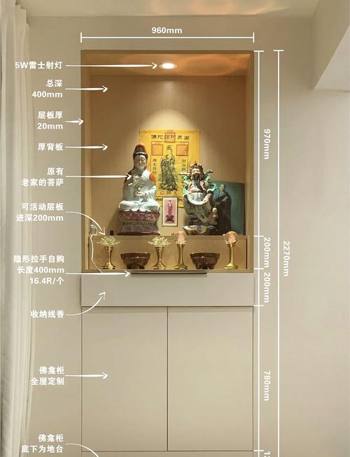 尺寸搭不好，你家瞬间变佛堂