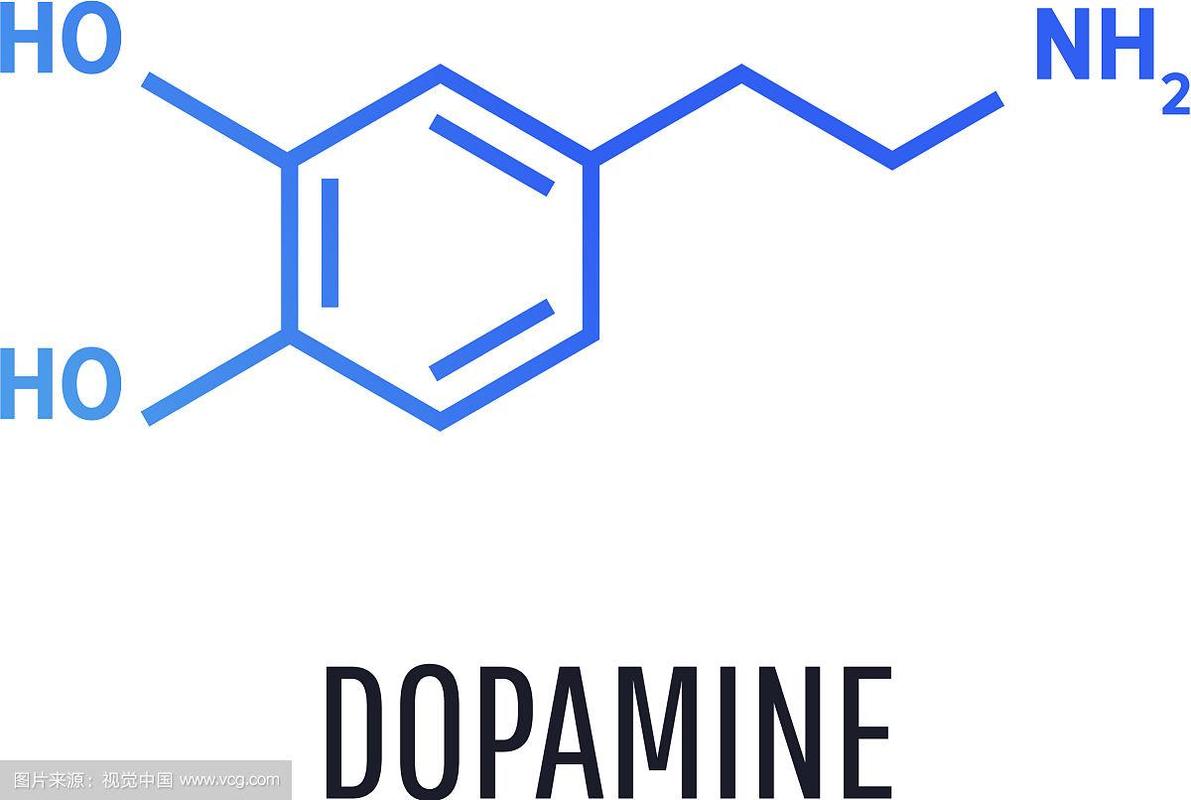 多巴胺分子结构搞笑示意图