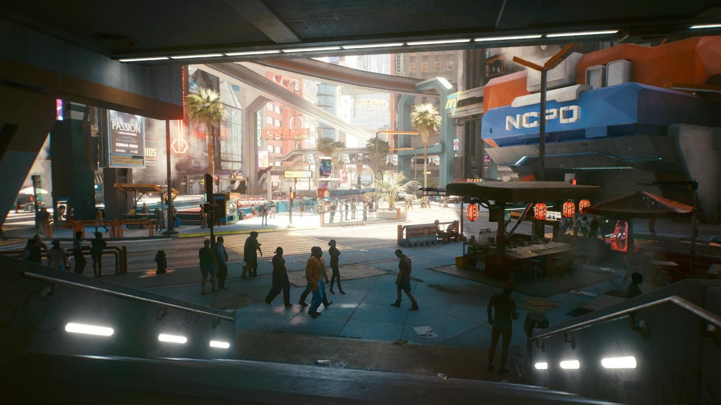 赛博朋克2077 PS4与PC高配画质对比截图