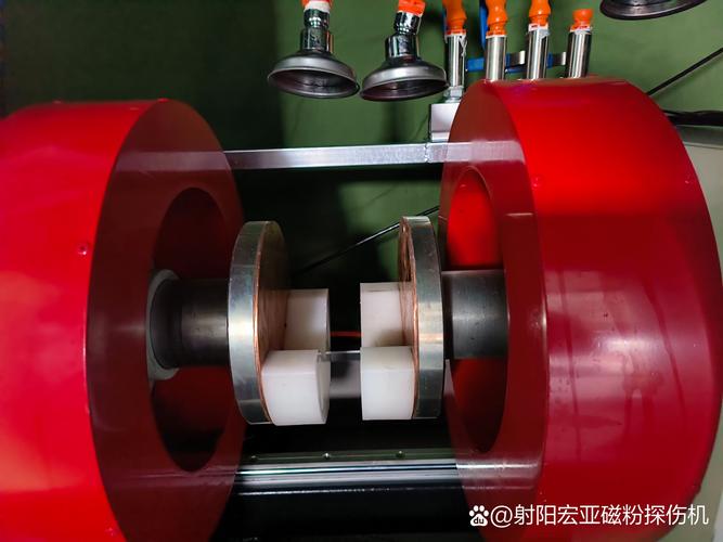 工业磁粉探伤机工件检测实拍
