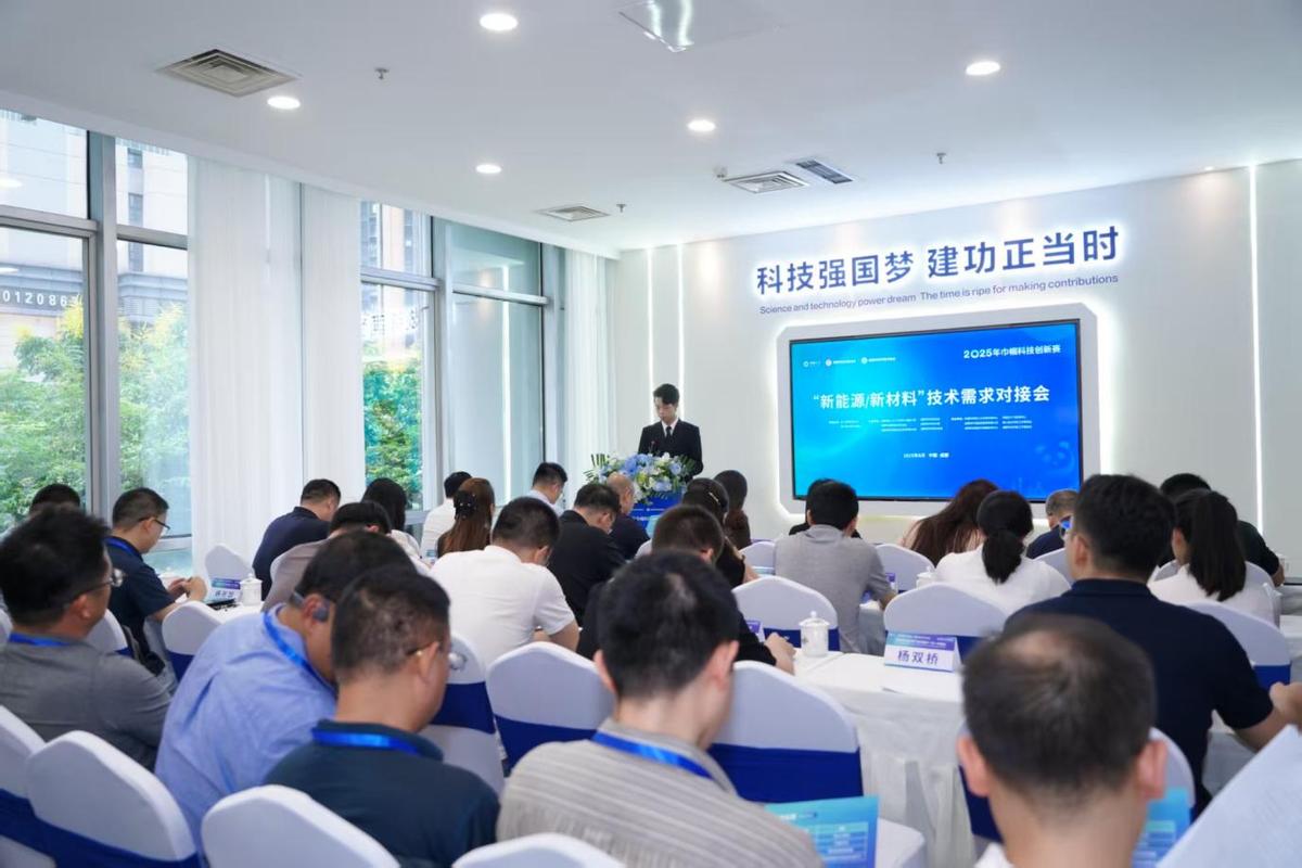 锂电新材料产学研一对一洽谈现场