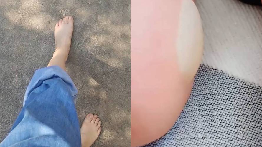 沙漠里的赤脚狂奔：脚底烫出水泡也要笑