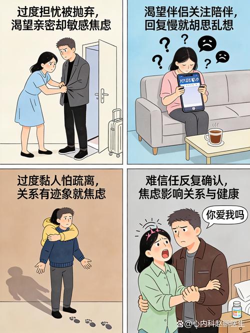 焦虑型依恋关系童年形成场景图