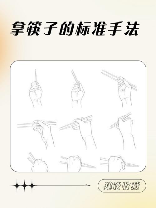 正确使用筷子的姿势图解