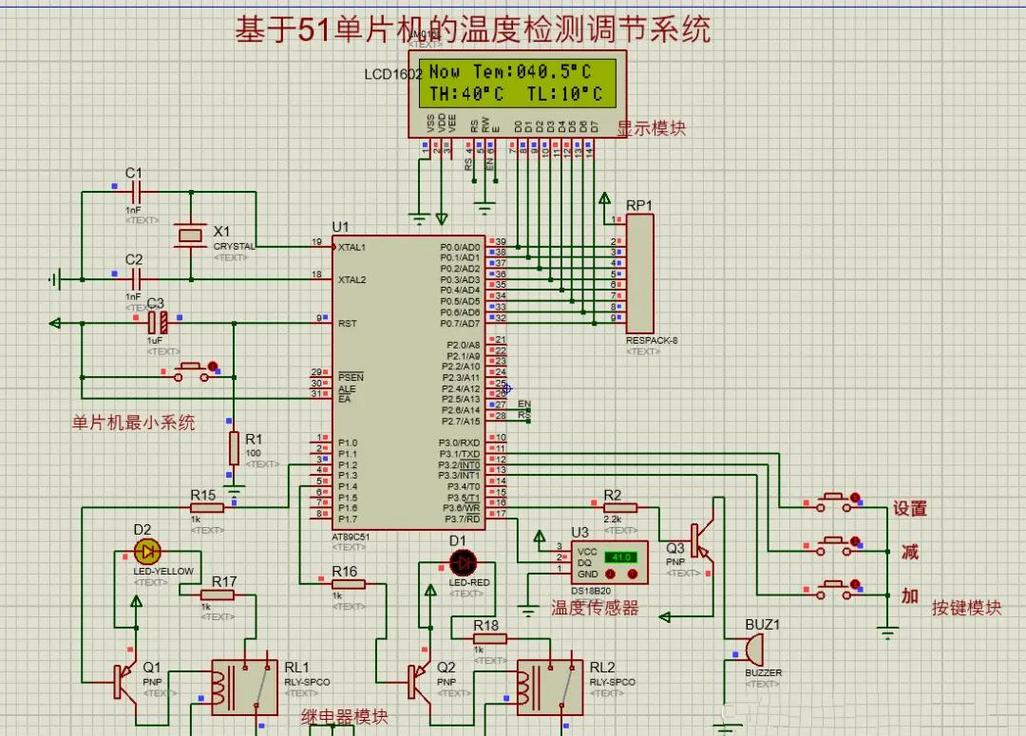 机器人热误差补偿实验与温度传感器布置示意图