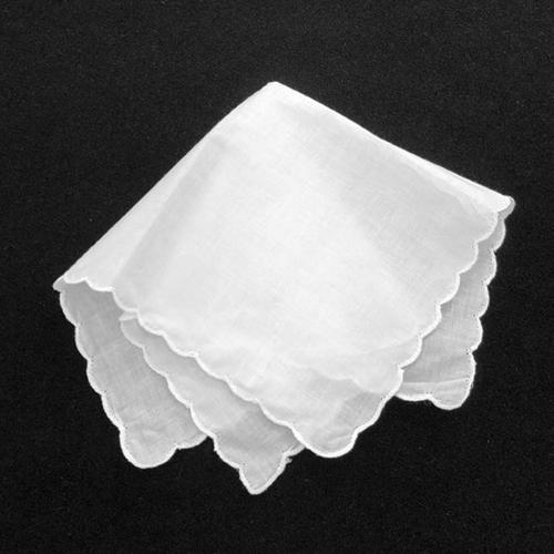柔软白色棉布纹理特写 婚礼纪念品