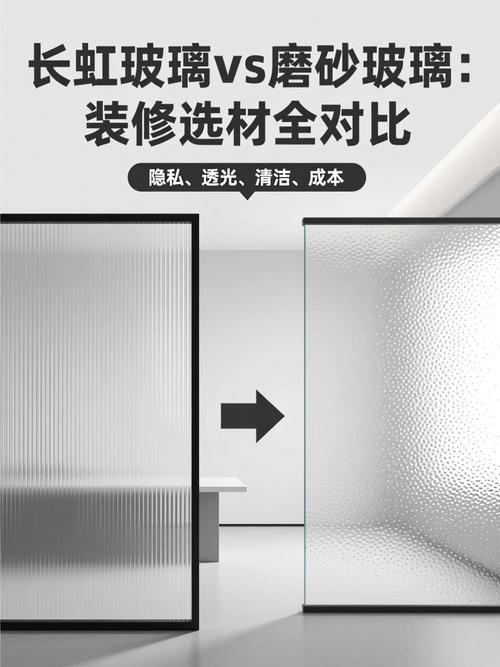 长虹玻璃与普通磨砂玻璃对比
