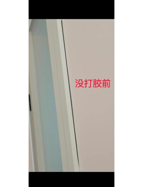 防盗门验收打胶细节示意图