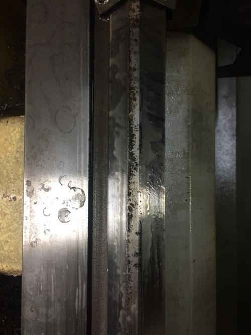 二手冲床导轨磨损检测特写实拍