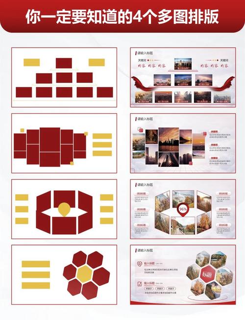 PPT排版对齐与留白示例图