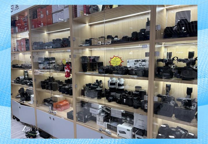 实体店数码产品展示柜实拍