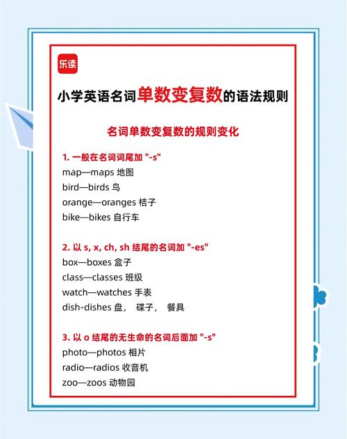 小学英语名词复数变ies规则对比练习表