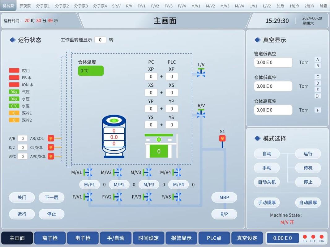 精密铸造厂工业APP调参界面实拍