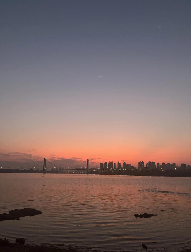 湘江风光带日落