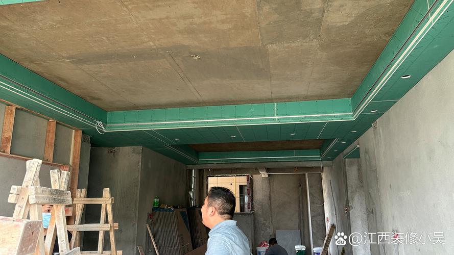 走廊双眼皮吊顶施工细节图