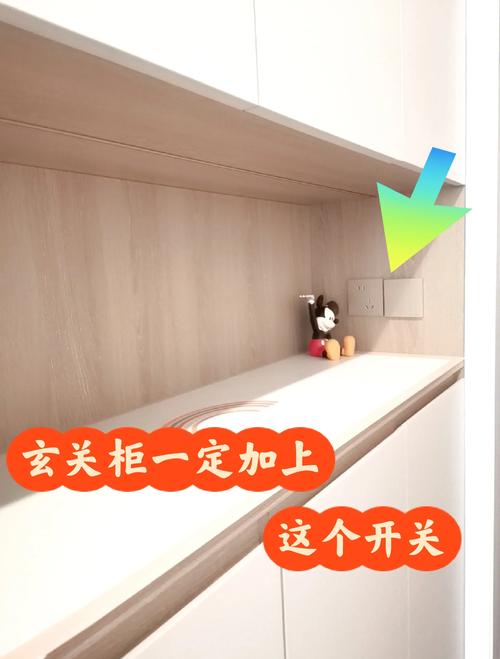 人体感应开关在玄关安装效果图