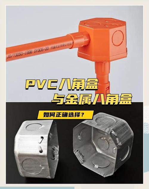 不同材质家装线盒对比实拍图 全新料PVC/回收料/金属款