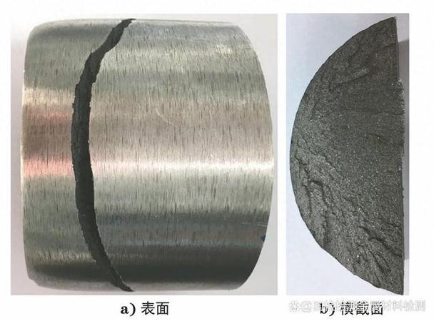 快速成型金属零件应力开裂断面图