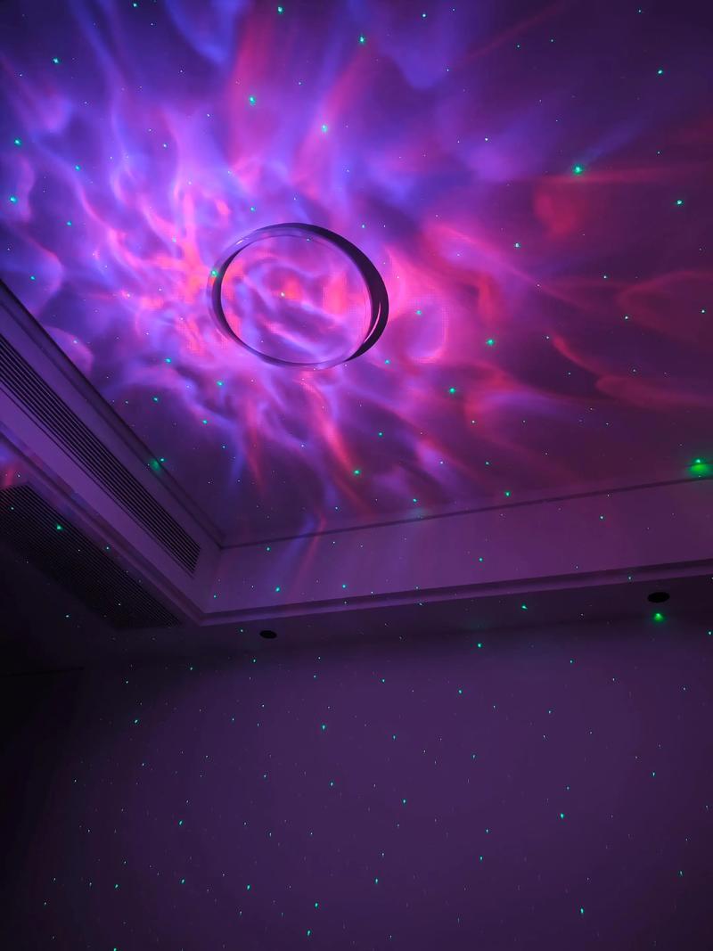 星空投影灯卧室效果图