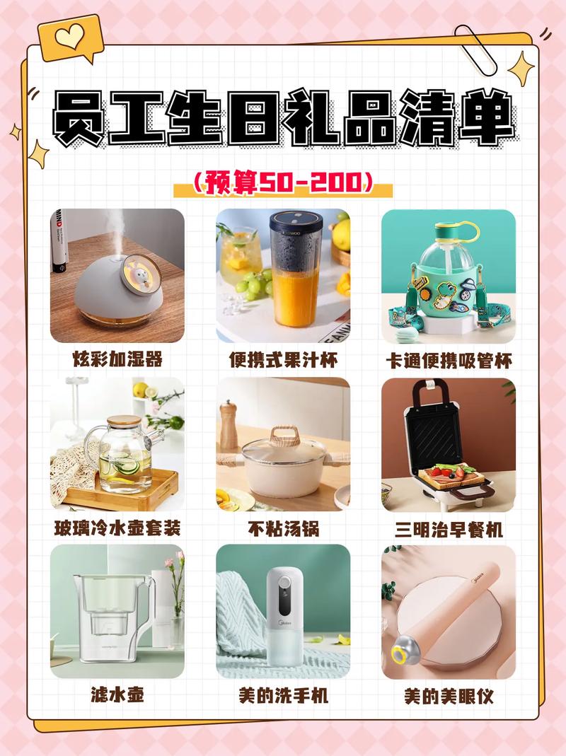 制造企业员工生日福利个性化礼品清单