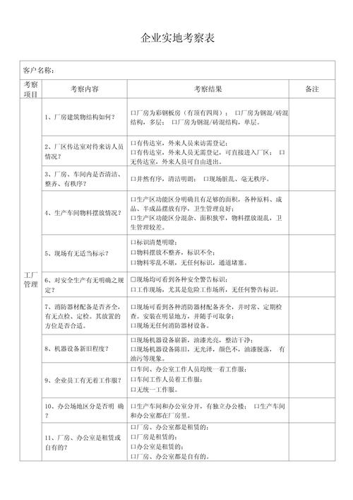 教你几招实地考察厂家的管用办法