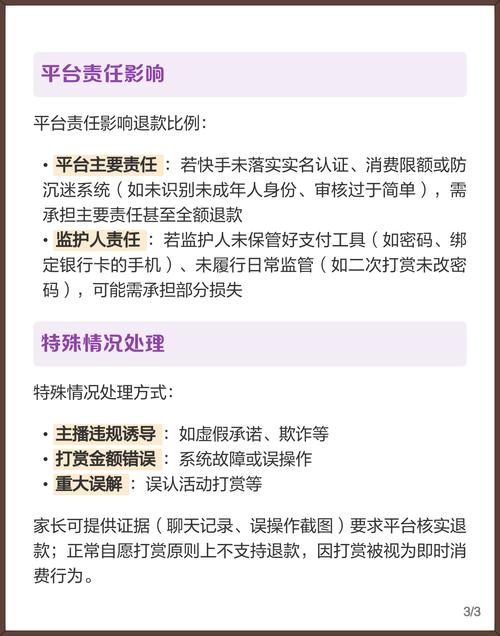 未成年人打赏主播退款维权证据梳理示意图