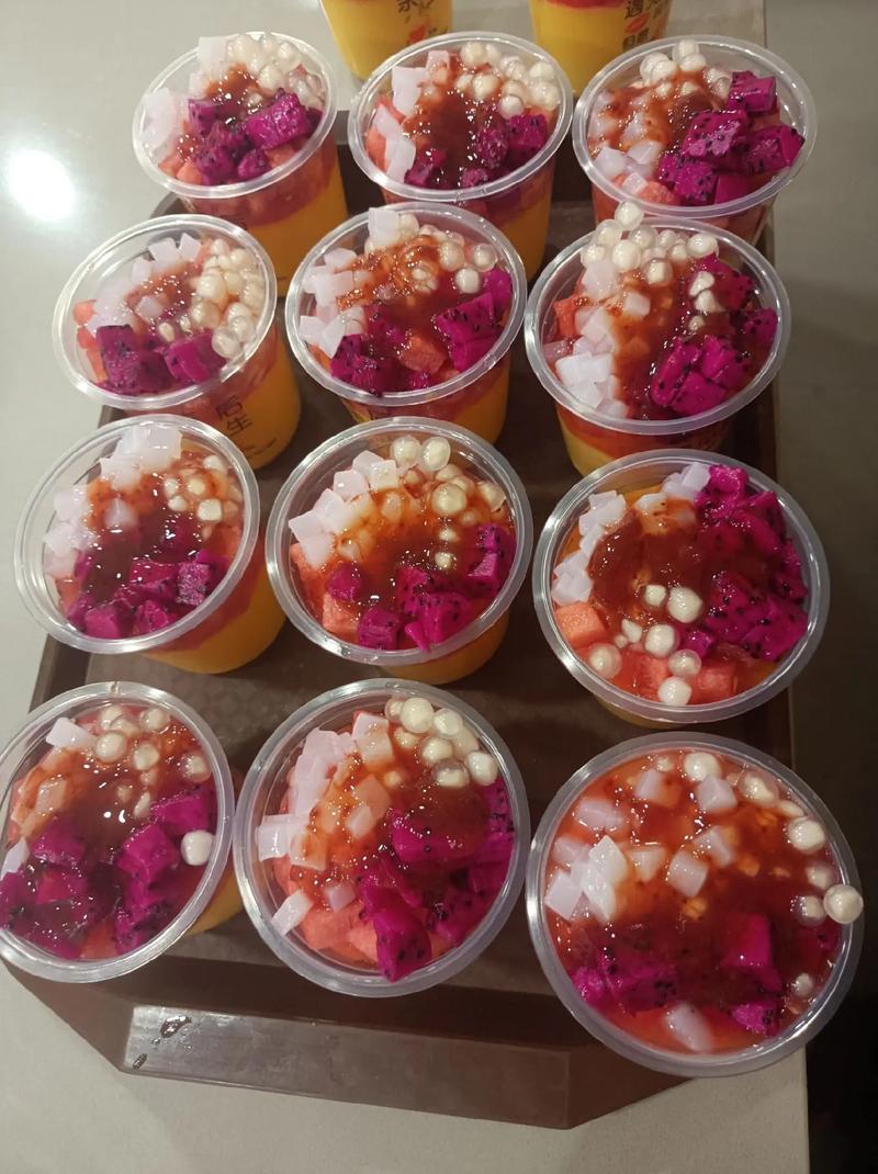 婚宴布丁口味试吃现场